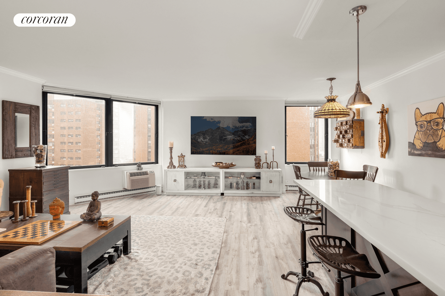 Stunning finishes to this Zen inspired 2 bed 2 bath Condo, which can be converted to a 3 bed.