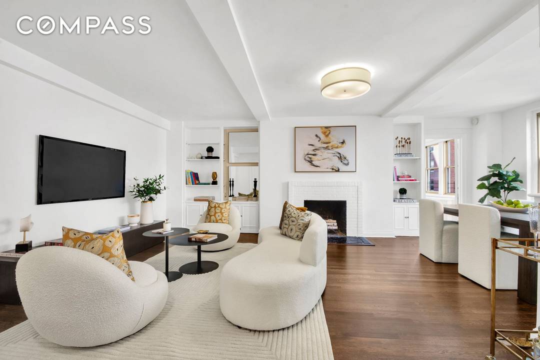 This oversized, stunning one bedroom apartment is rarely available at 59 West 12th Street, one of the most sought after, pre war condominiums downtown.