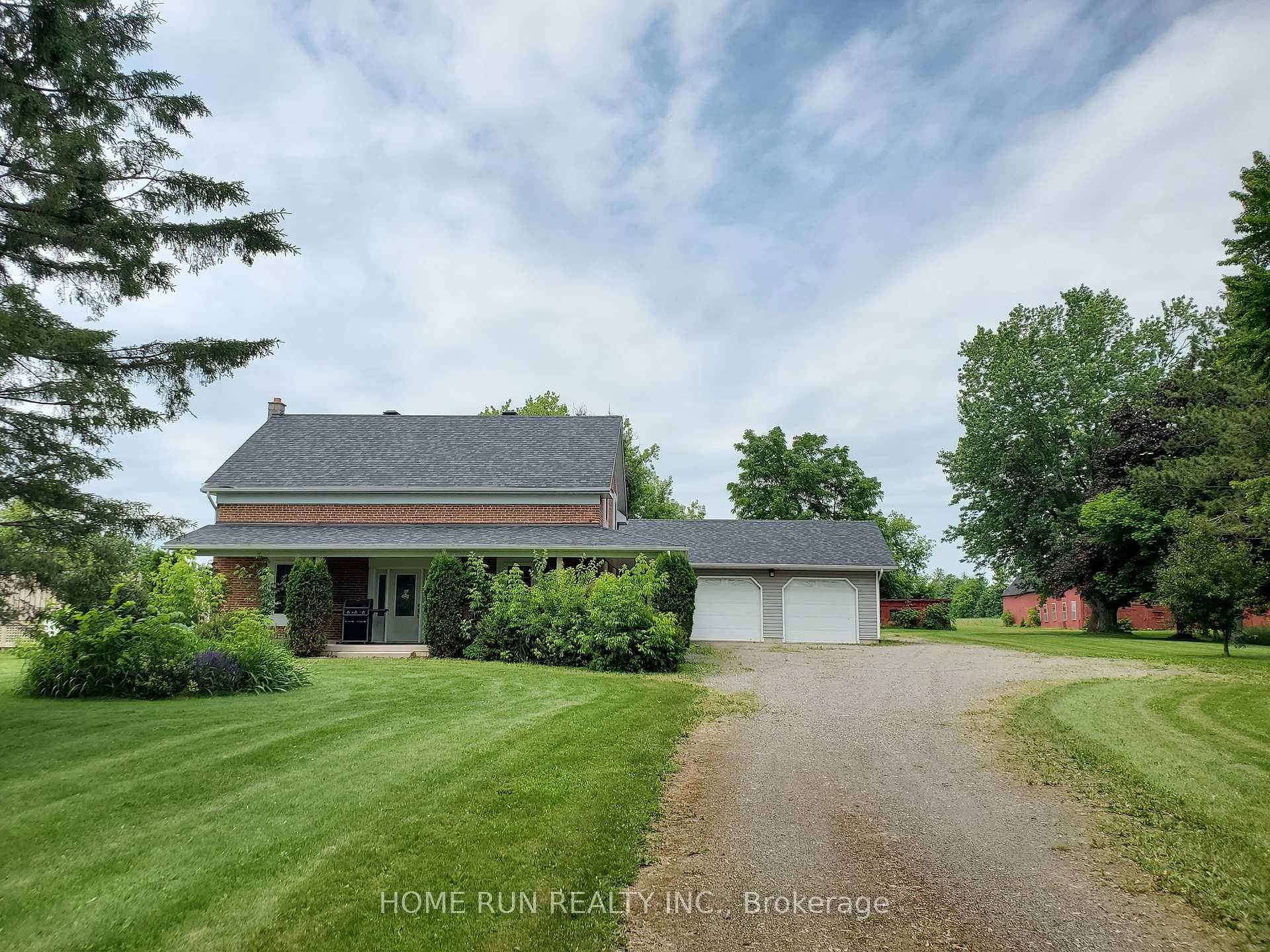 90 acres of land with well kept farmhouse only 5 minutes outside of Brockville located on private dead end road.