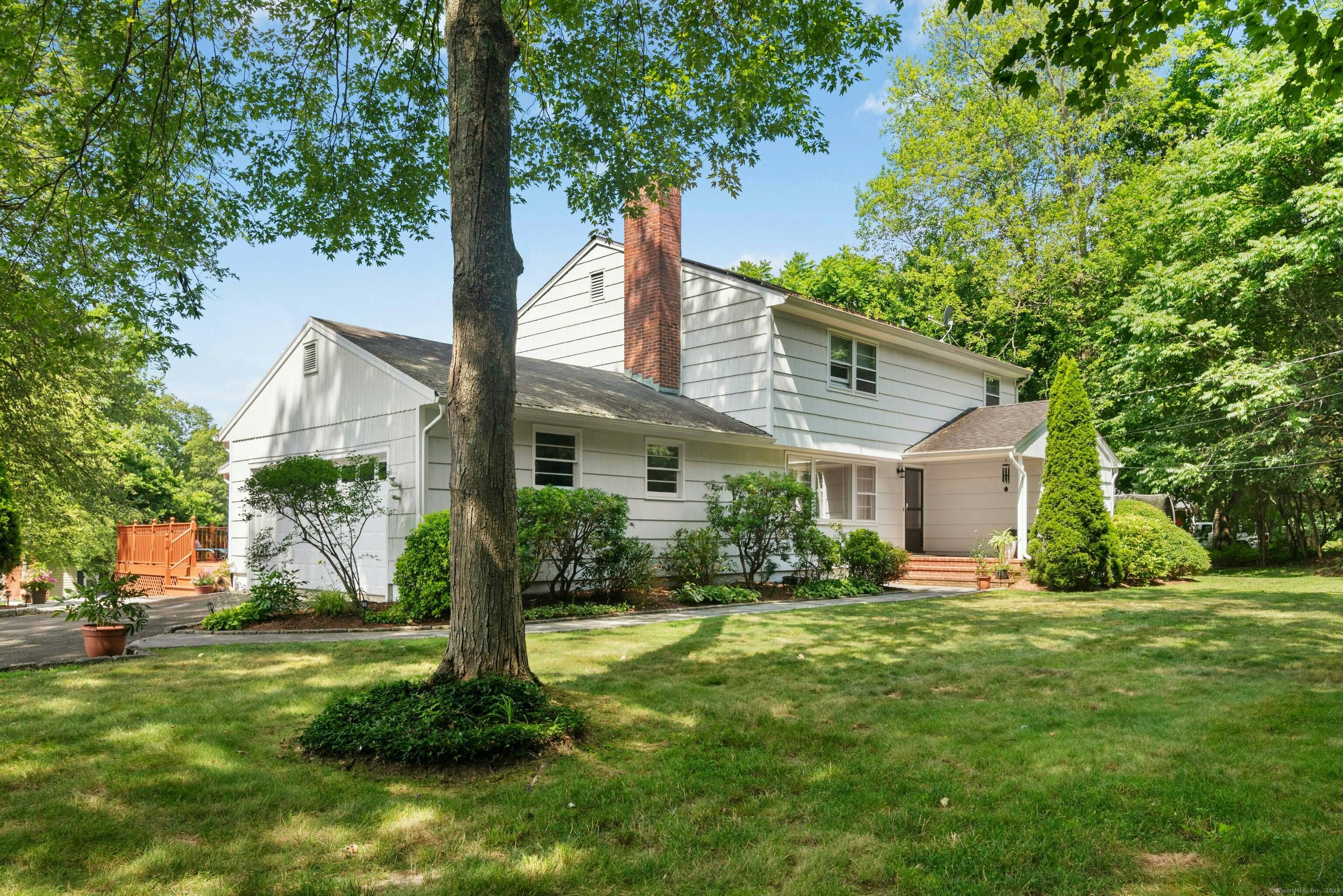 This gracious colonial style home lends itself to comfortable living throughout.