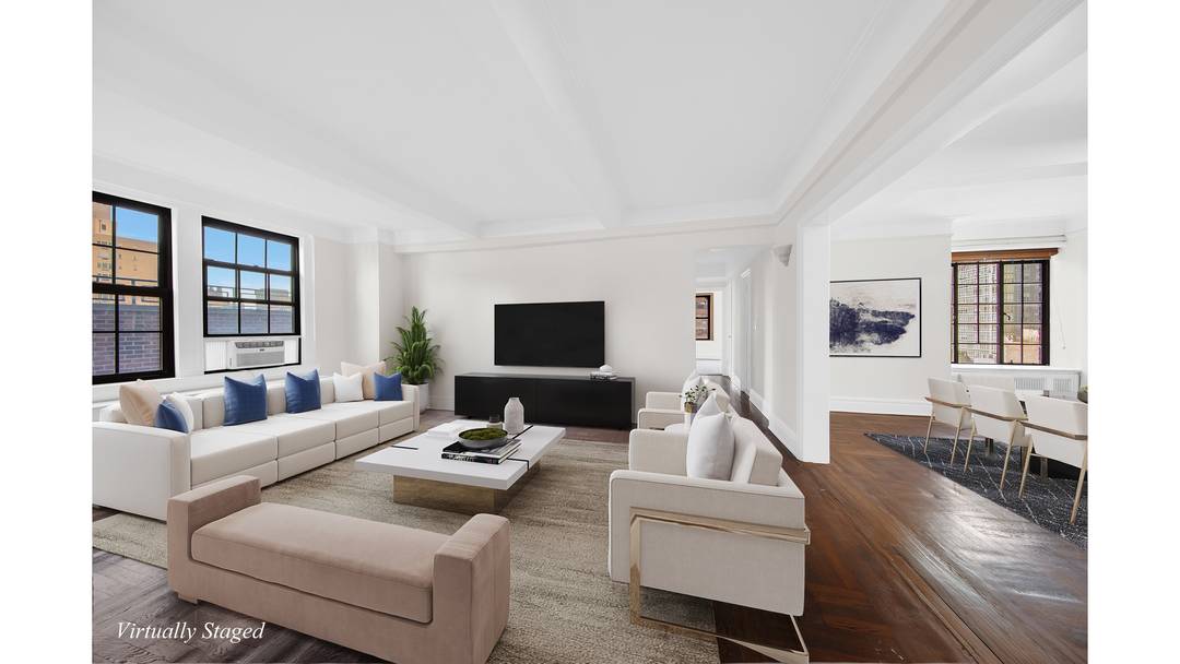 It's true ! A gracious prewar co op of approximately 1, 500 square feet with fabulous light and beautiful city views featuring 2 well proportioned bedrooms, 2 full baths, a ...