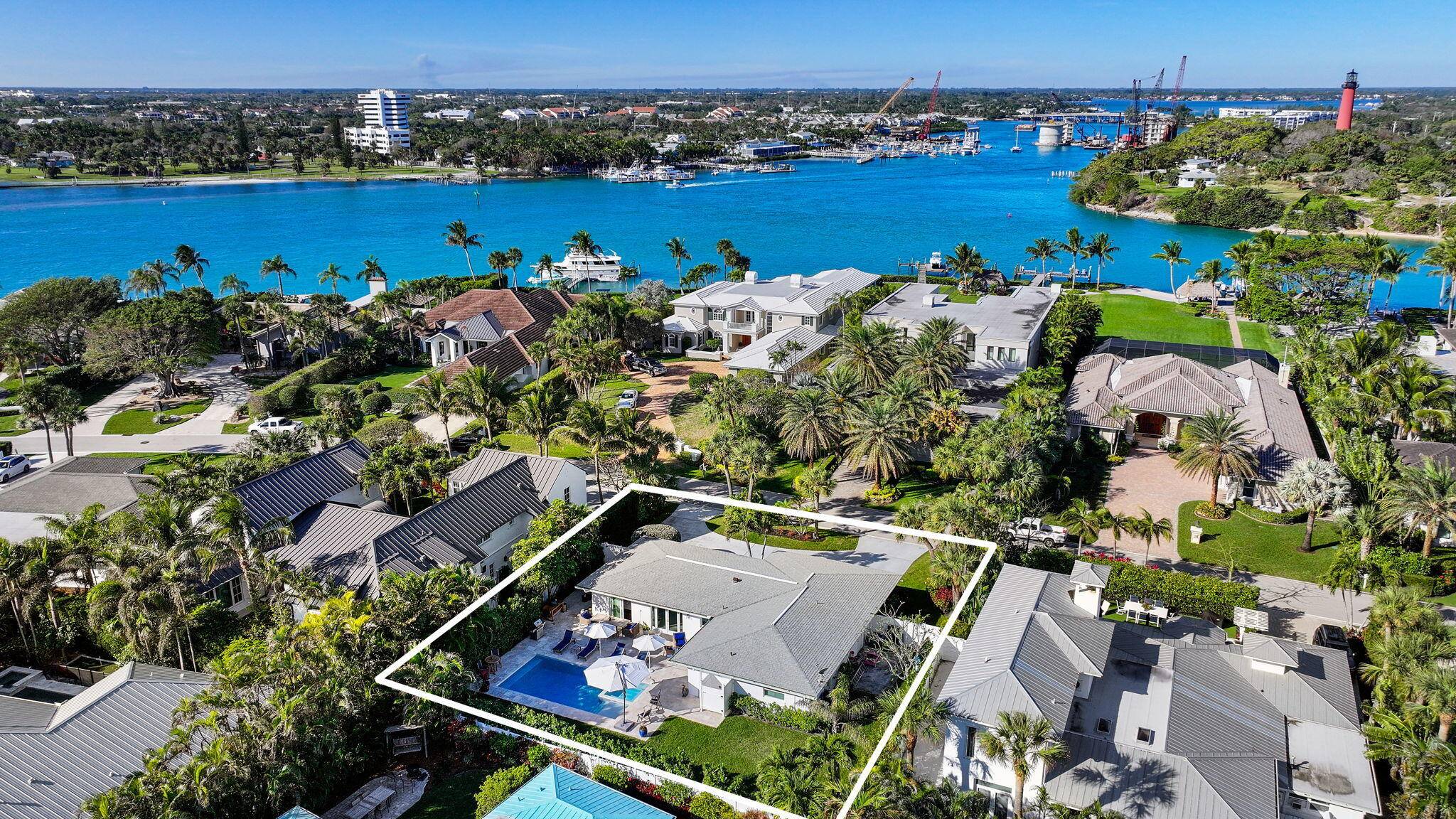 This tastefully renovated 3 bedroom, 2 bathroom beach home in one of the best locations within Jupiter Inlet Colony is meticulously maintained and offers a tranquil beach style living experience.