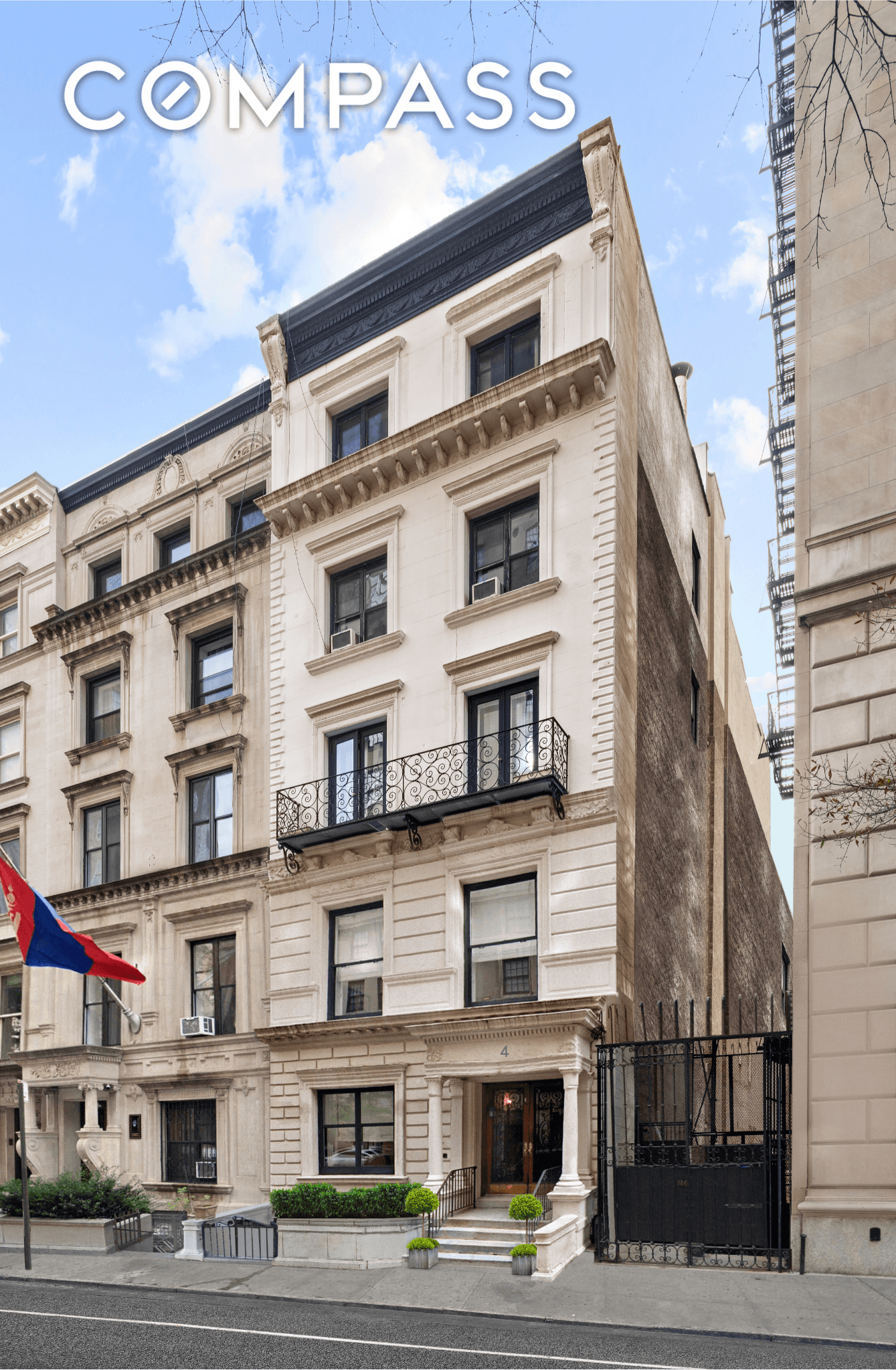 4 East 77th Street is a 11, 395 square foot including the full height cellar, neo Renaissance mansion with a stunning, original, marble facade, steeped in history and provenance as ...