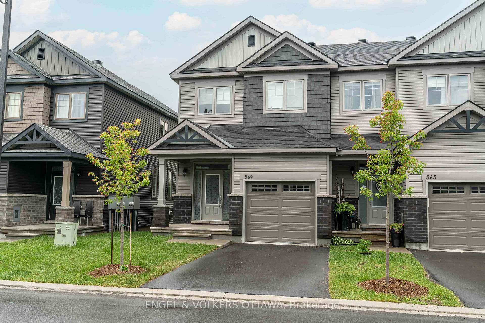 Built by EQ Homes, this bright and spacious end unit Energy Star home offers 2, 096 sq ft of well designed living space !
