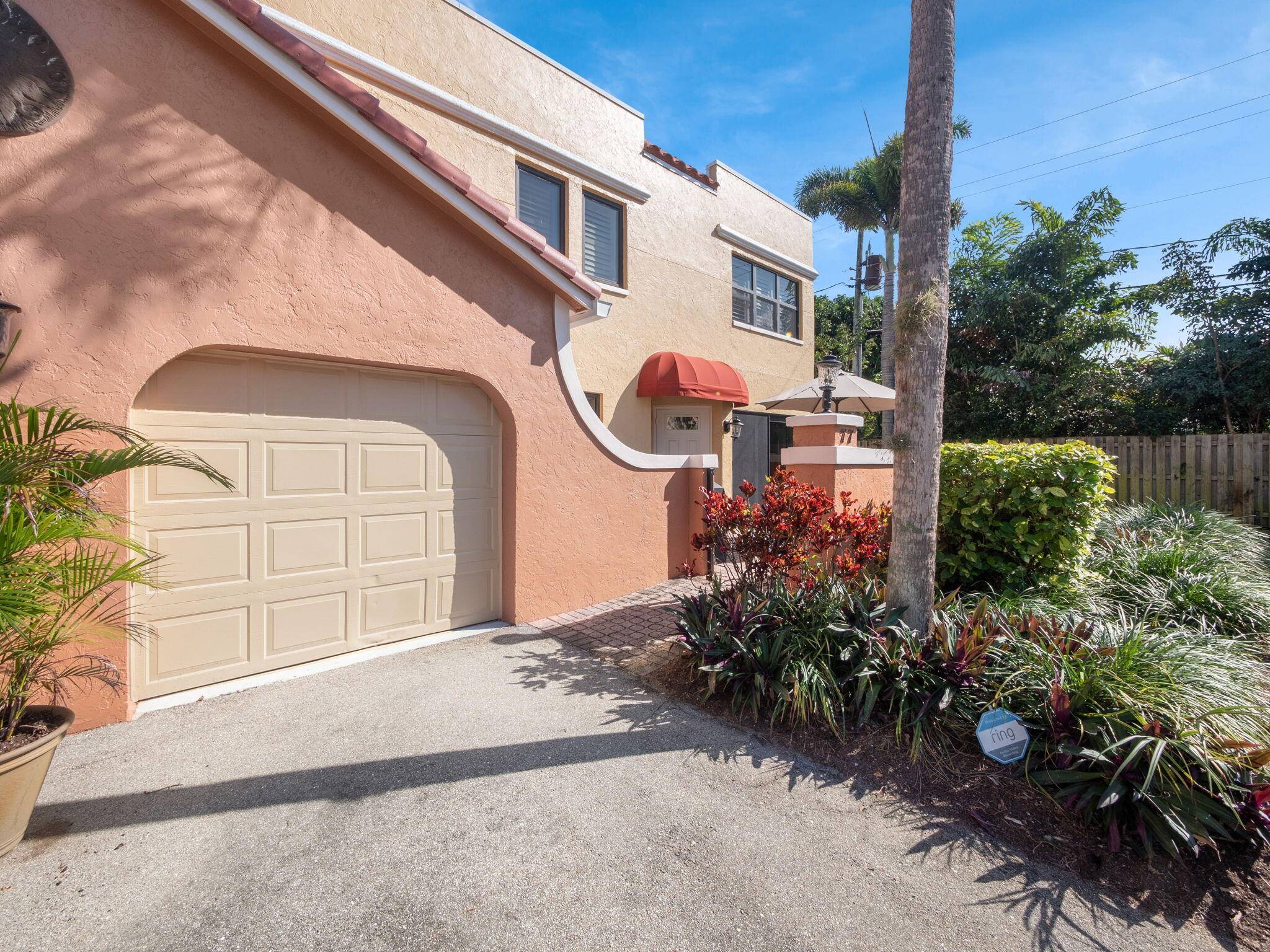 Elegant Mediterranean Style Townhome in Juno Beach Blocks to the OceanDiscover coastal Florida living at its finest in this beautifully renovated two bedroom, two and a half bathroom, one car ...