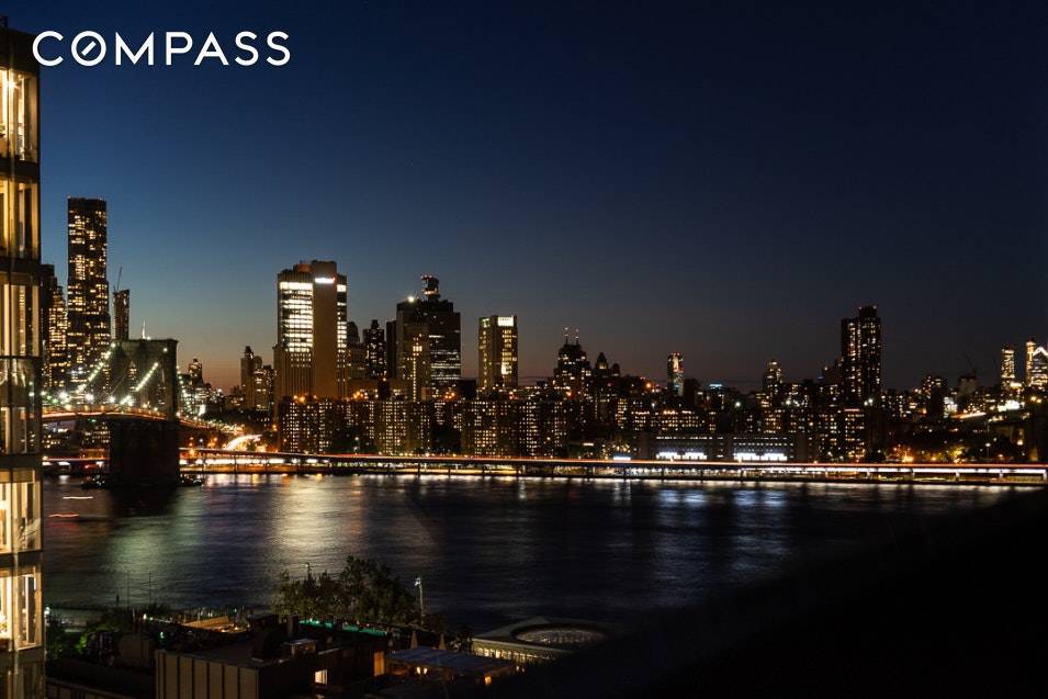 Bask in endless sunlight and spectacular views in this ultra modern two bedroom plus bonus room, two and a half bathroom penthouse in one of DUMBO's most revered condominiums.