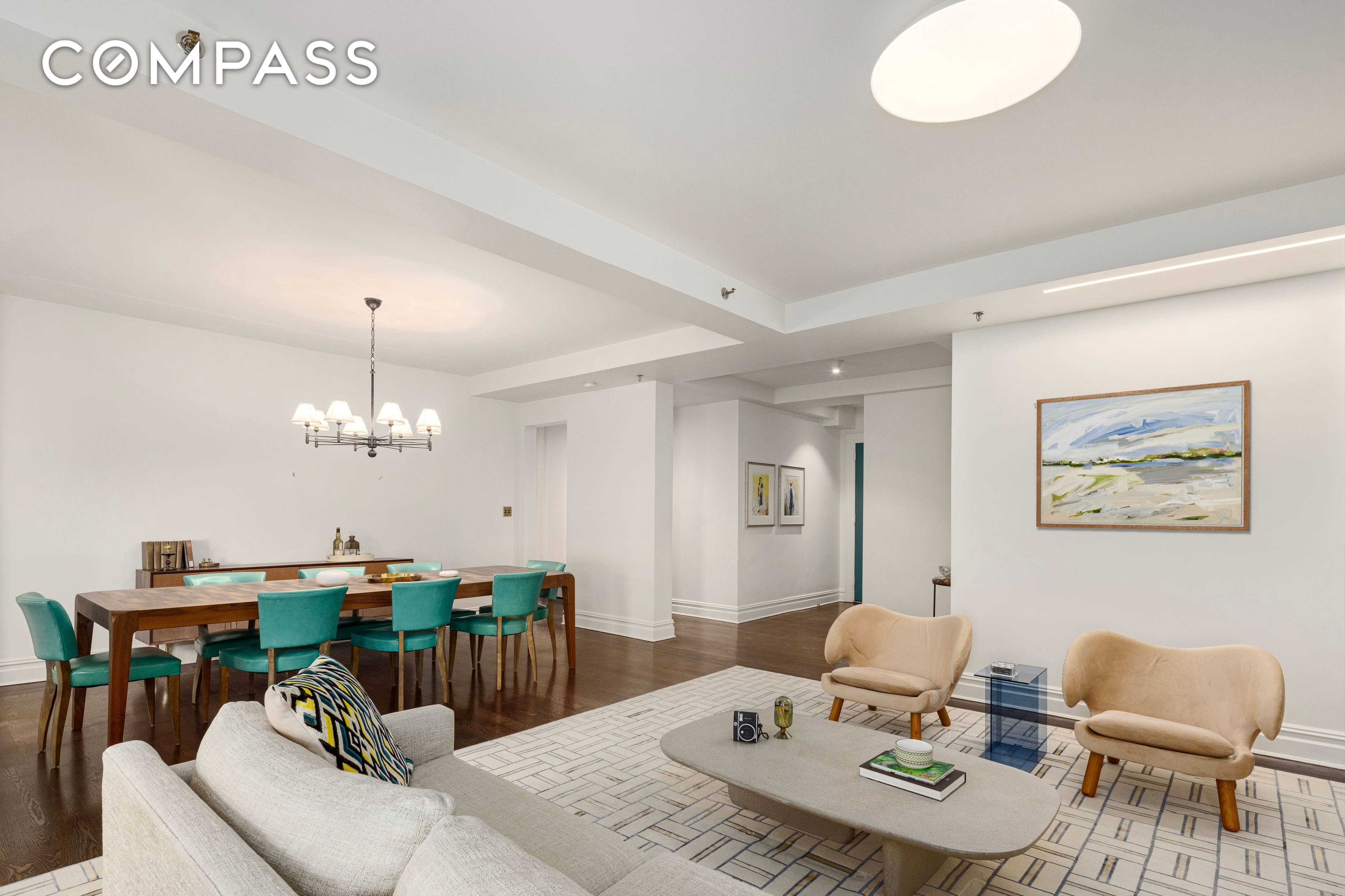 Loft like and fully renovated, this southwest corner 2 bedroom, 2 bath prewar doorman condo with 9.