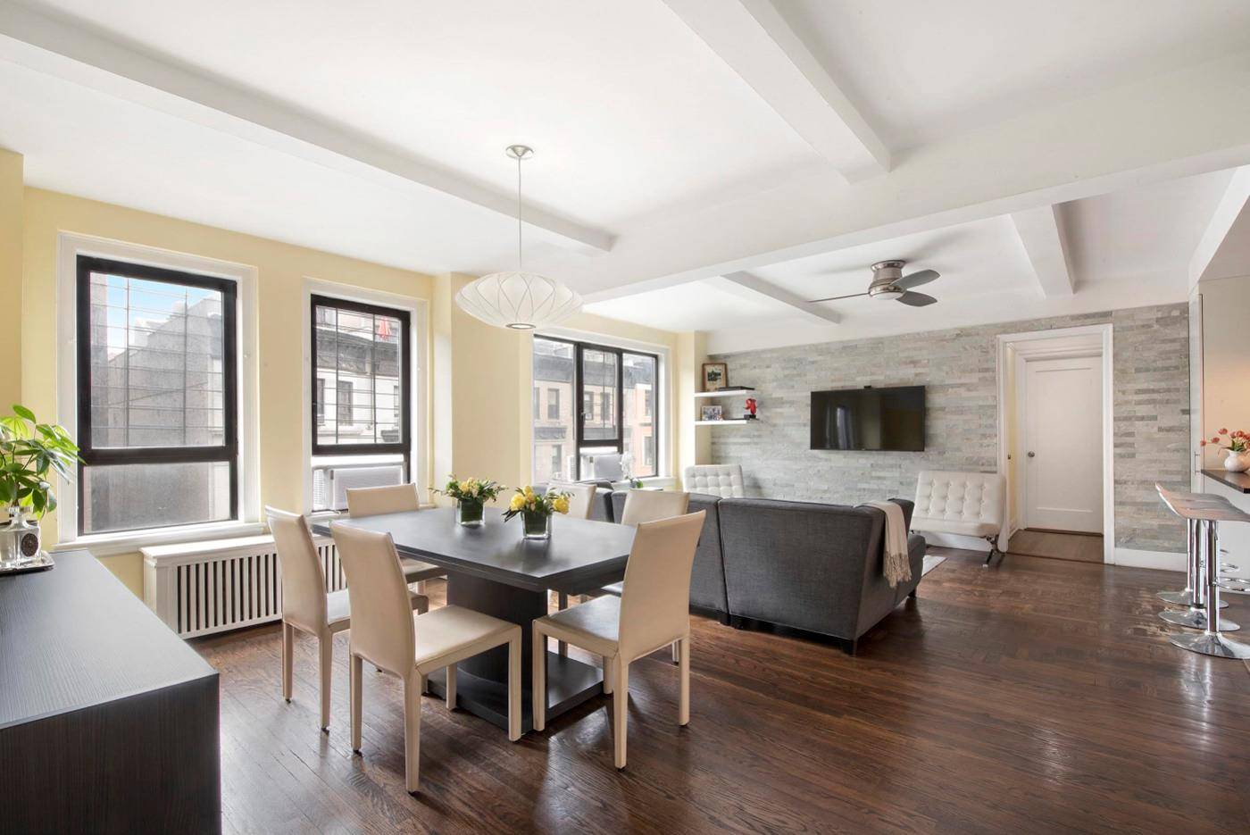 Bright 3BR 3bath home in a full service building on the Upper West Side.