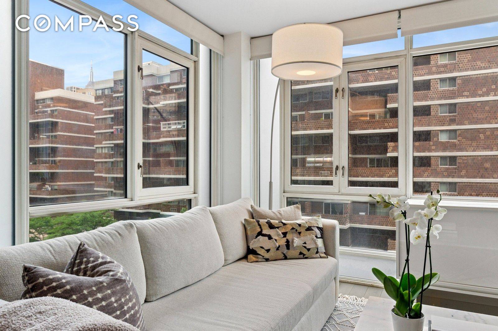 Here is your light filled 2 Bed, 2 Bath Home with Private Storage in a luxe Gramercy Condo.