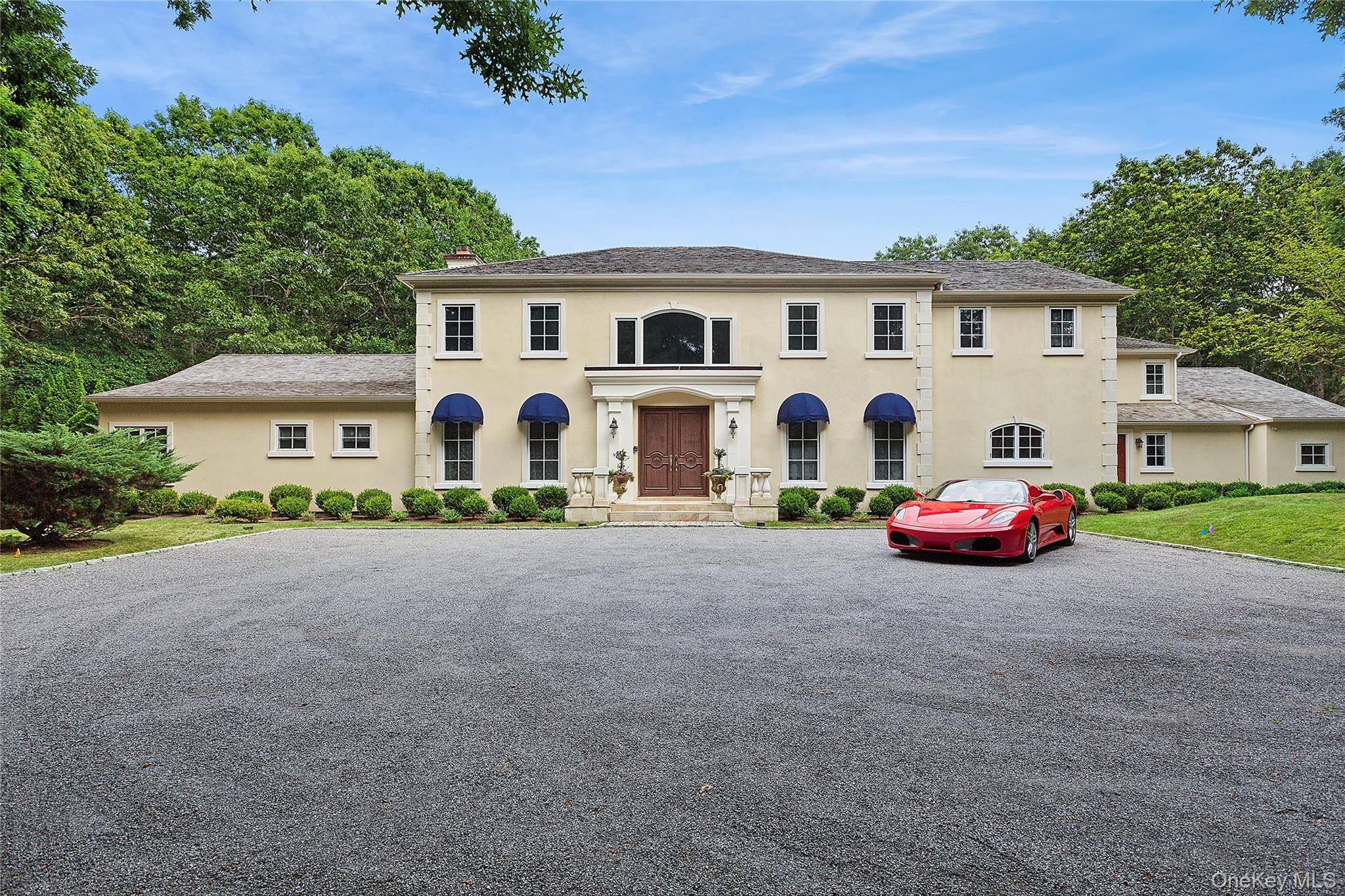 Located in the prestigious Grace Estate of East Hampton, Dancing Oaks is a magnificent French inspired compound on four park like beautiful acres sited in a nature preserve.