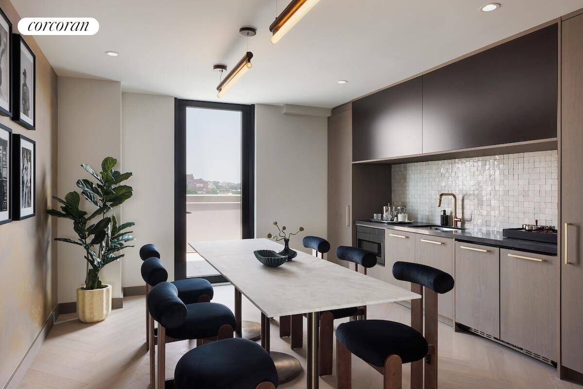 Eastern Facing Designer one bedroom home office Penthouse with separate Park Slope streetscape views only minutes from the F, G and R Subway lines and across from JJ Byrne Washington ...