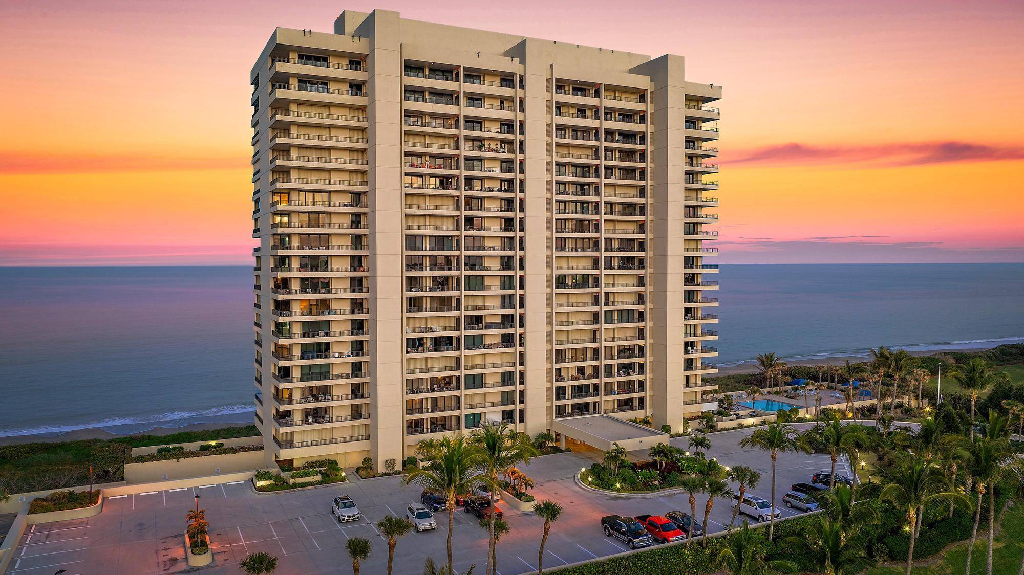 Experience luxury coastal living in this fully renovated 14th floor oceanfront condo at The Admiral.