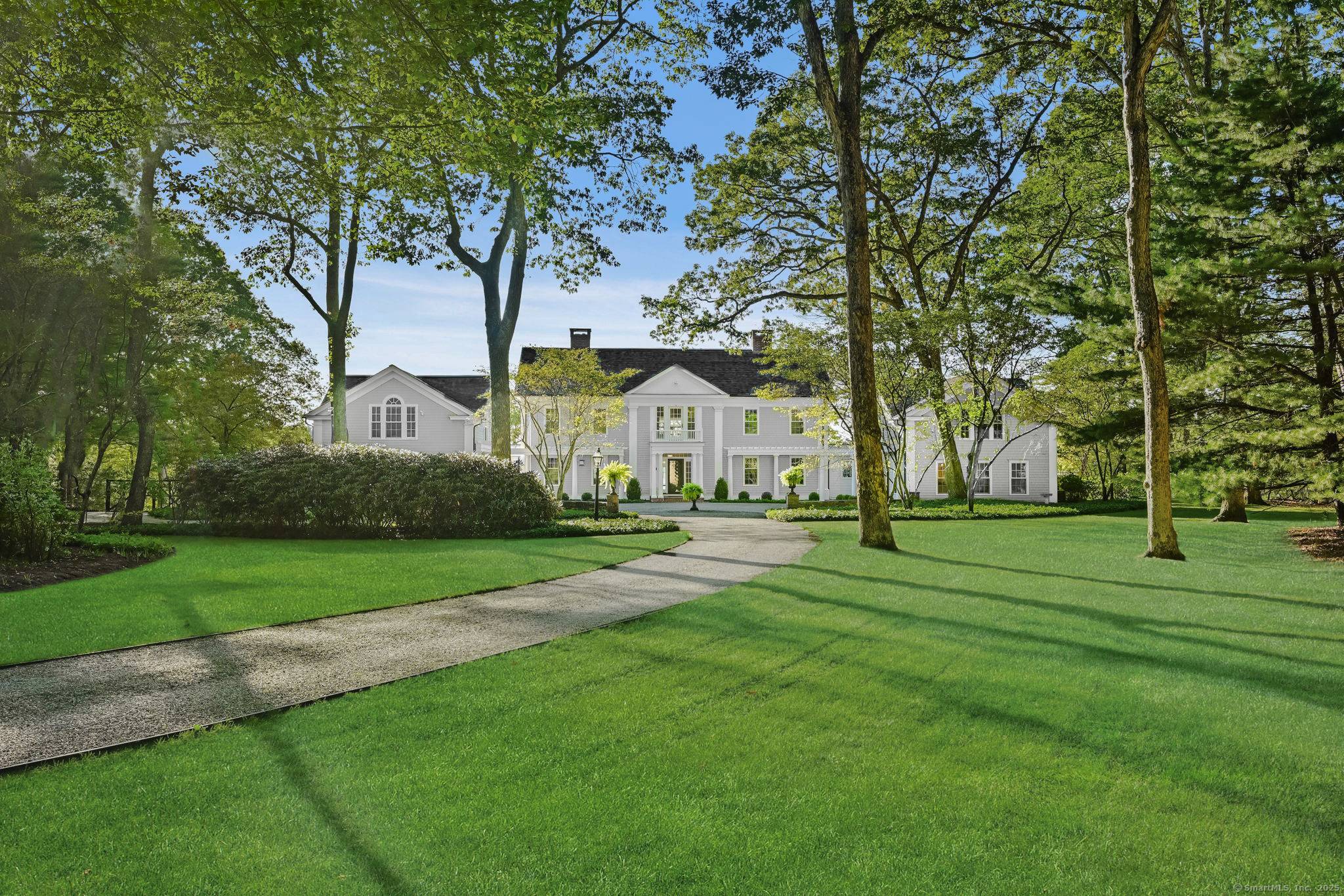 Architect designed and inspired by Palladio's symmetry and Mount Vernon's timeless colonial grace, the essence of classic balance, symmetry, and luxury.