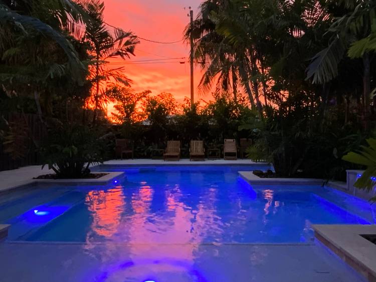 Stunning Spanish style pool home in coveted Osceola Park, just 7 blocks to Atlantic Ave and a short bike ride to the beach.