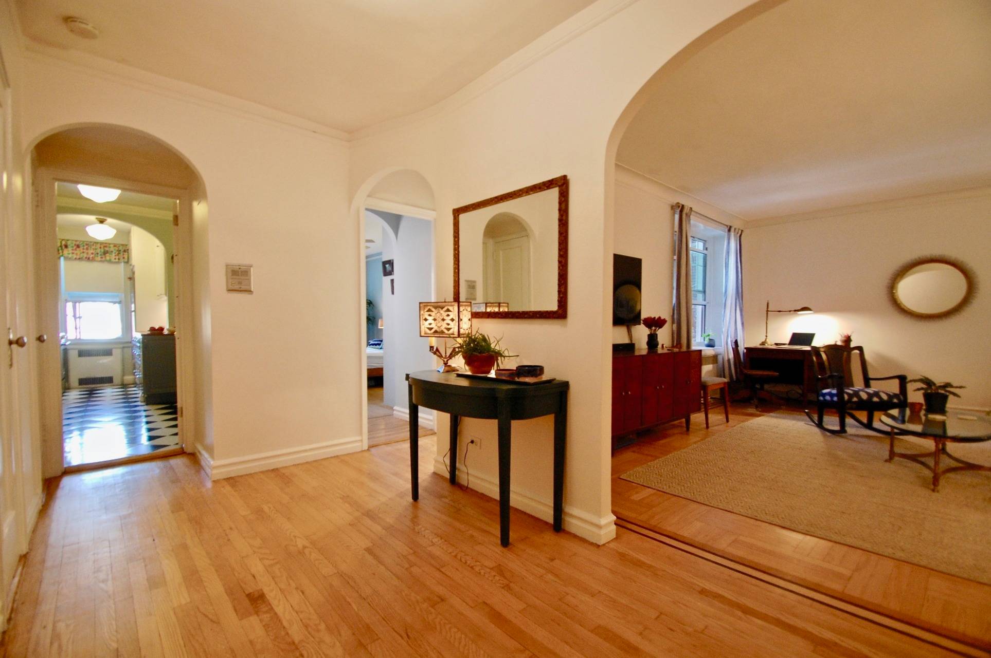 Located in Sunnyside just off of Skillman Ave, this large, one bedroom one bathroom apartment has enough room for home, work, and play all in one place.