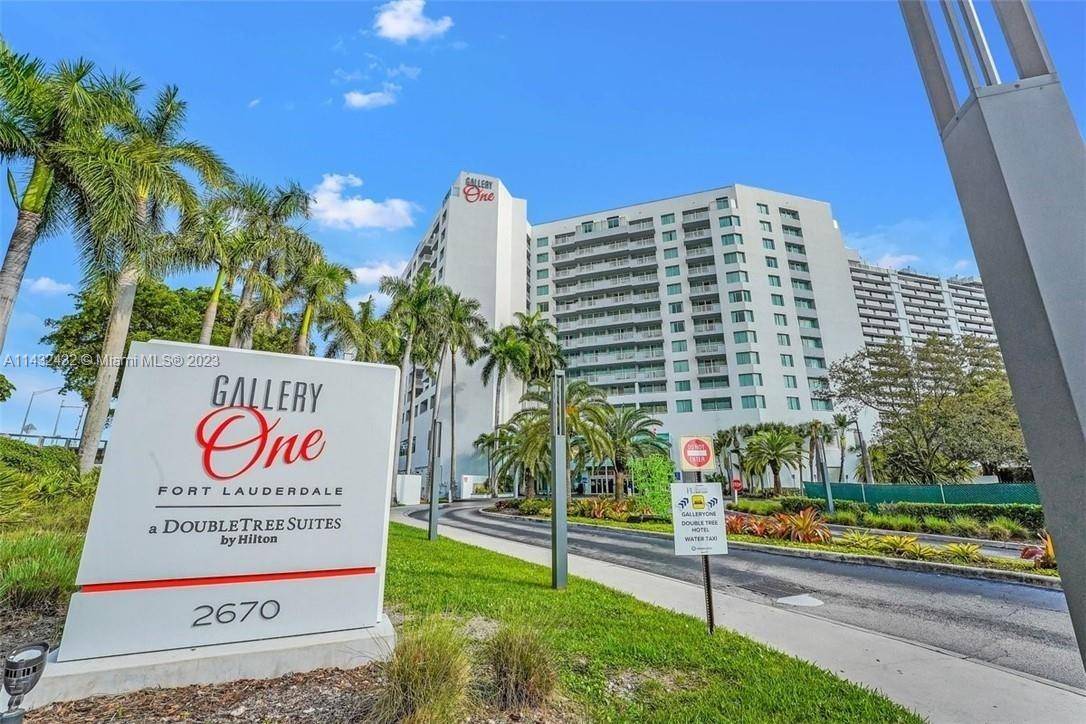Located in a nice area of Fort Lauderdale, Gallery One is a hotel condominium that has 231 units and 14 floors.