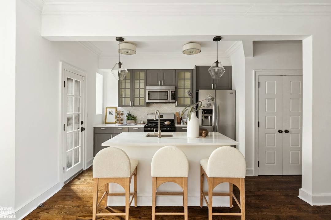 Thoughtfully designed and impressively scaled, this sun drenched home at 891 Knickerbocker Avenue is a rare blend of form and function with a private landscaped backyard, expansive interiors, and refined ...