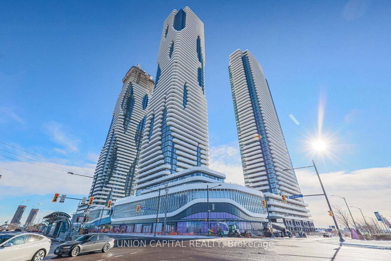 Welcome to this brand new 1 1 bedroom, 2 bathrooms unit on the 7th floor at Festival Condos, featuring a spacious terrace and located in the Vaughan Metropolitan Centre.