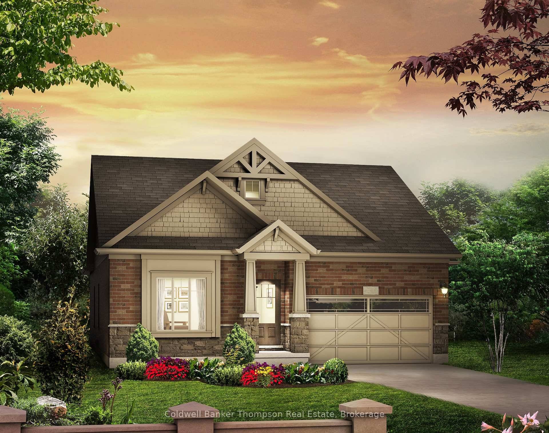 Other floor plans are available for this lot Welcome to the desirable Woodstream community, where quality craftsmanship and thoughtful design come together in this stunning bungalow by Devonleigh Homes.