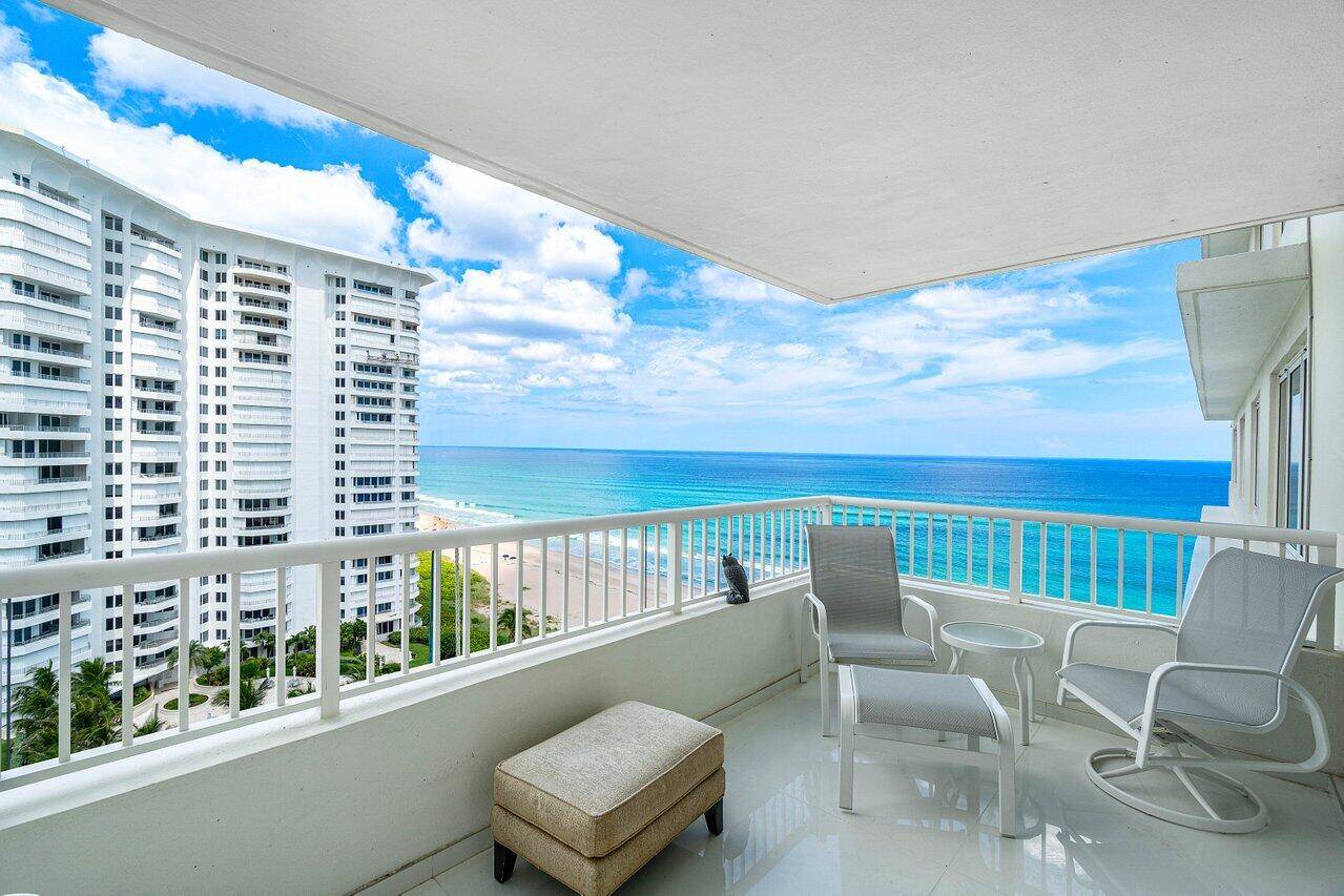Stunning Ocean, Intracoastal, and City Views on this completely renovated Sable Shores unit !
