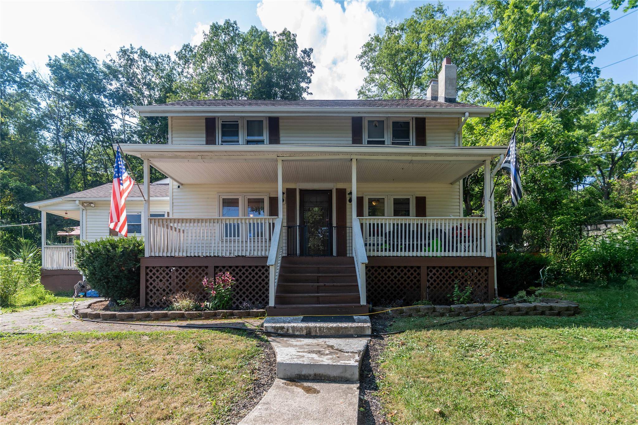 Spacious 1900's Farmhouse in Picturesque New Hampton, New York Located along a quiet and scenic county road in New Hampton, New York, this 4 bedroom, 2.