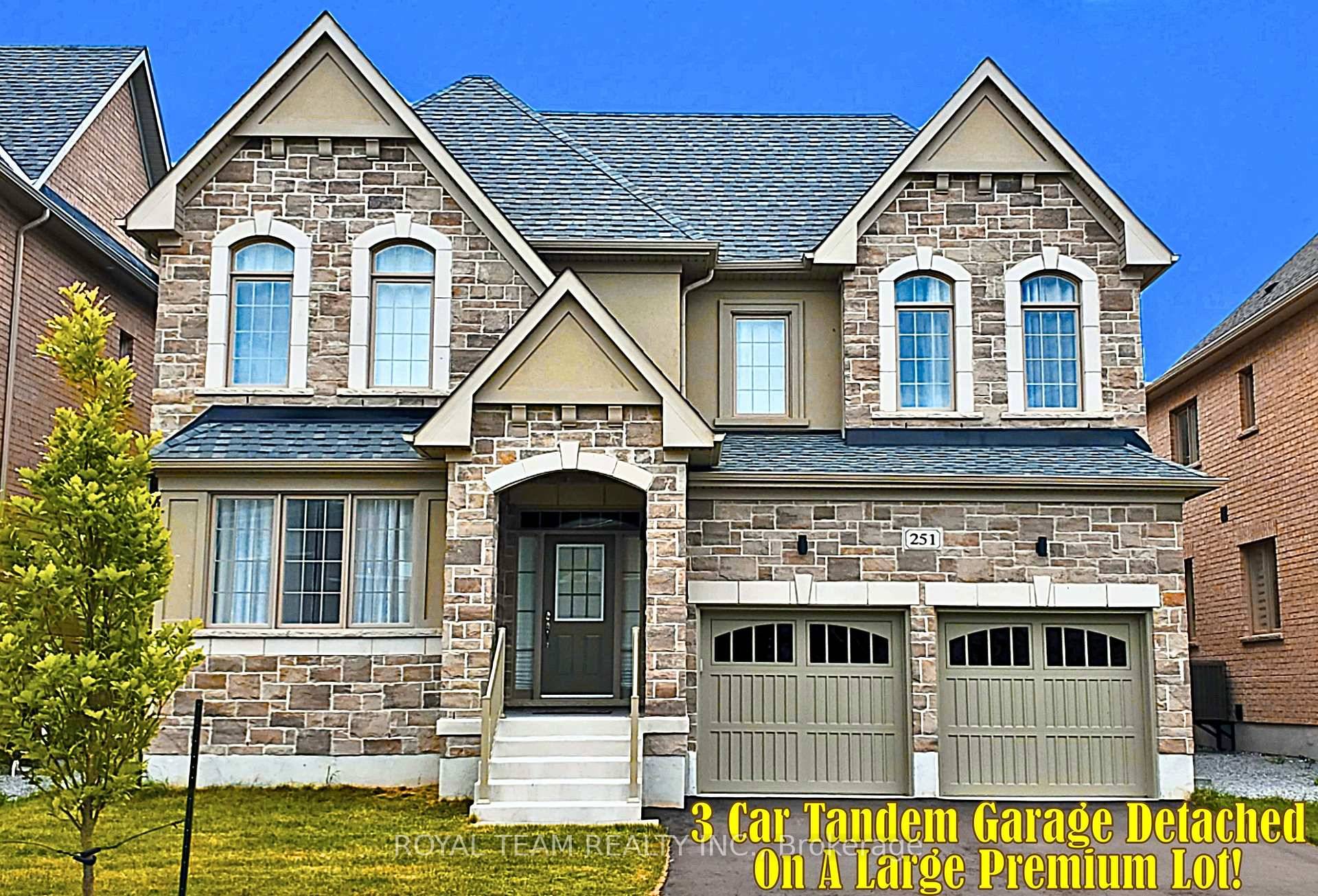 Rarely Offered New Exclusive Over 4000 Sqft Custom Home With 3 Car Tandem Garage.