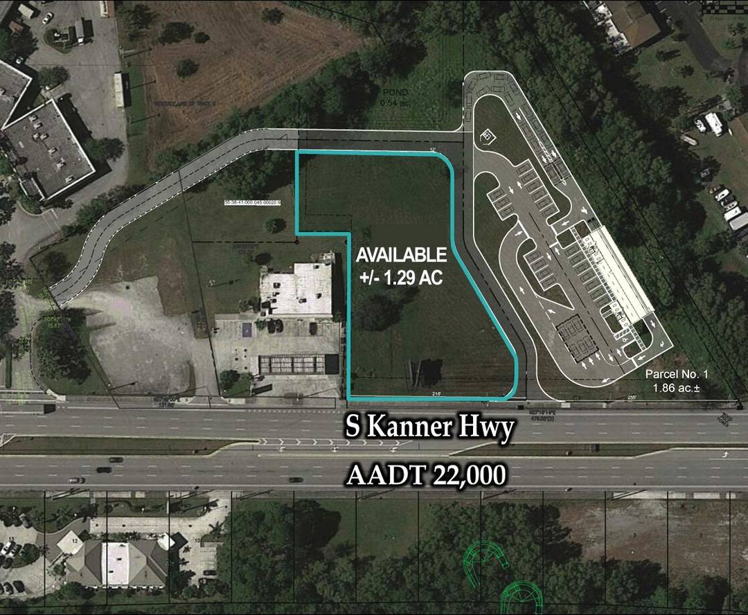 1. 29 acre retail parcel.