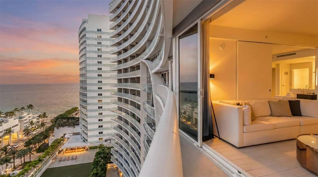 Luxury oceanfront hotel condo with strong short term rental income potential at the chic W Fort Lauderdale.
