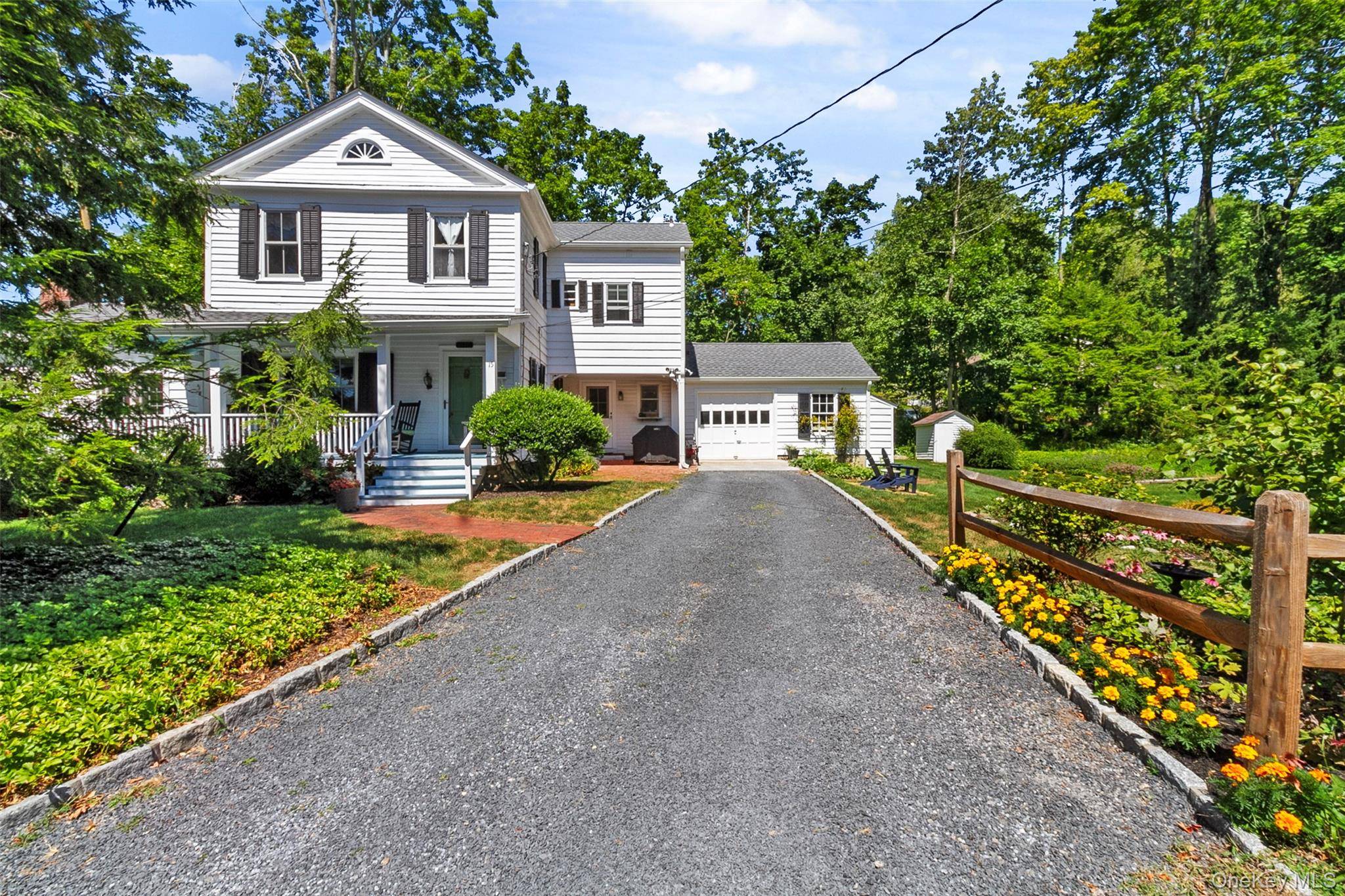 Historic 1830's home, original Pleasantville School Building located on a small private road in the heart of Pleasantville.