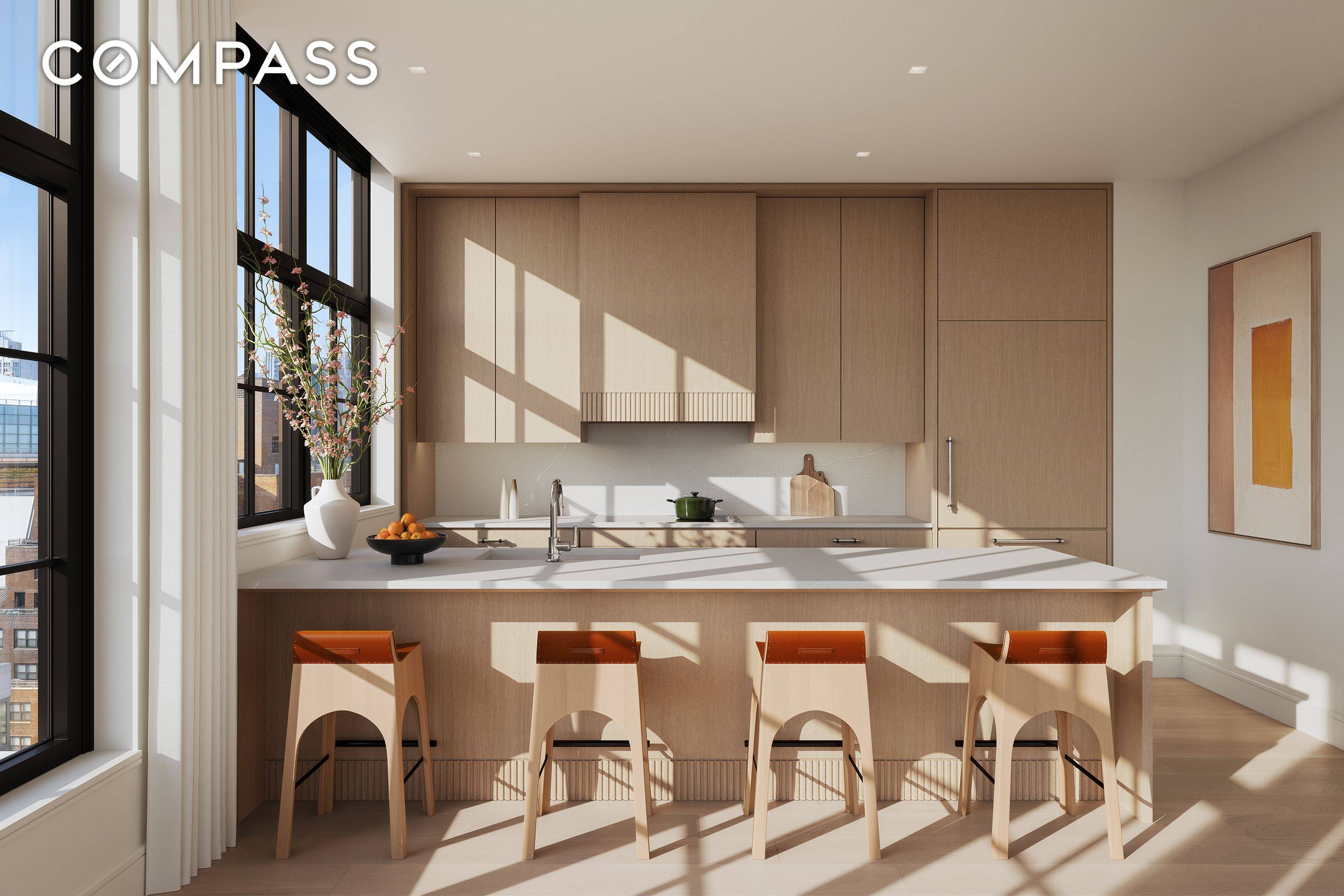 Residence 15C at The Willow is a one of a kind three bedroom home featuring an expansive terrace where indoor and outdoor living blends seamlessly.