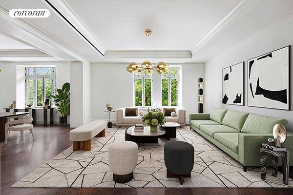 This exceptional five bedroom, five and a half bathroom residence showcases stunning park views within the highly sought after Chatsworth, an iconic Pre war building recently upgraded and restored to ...