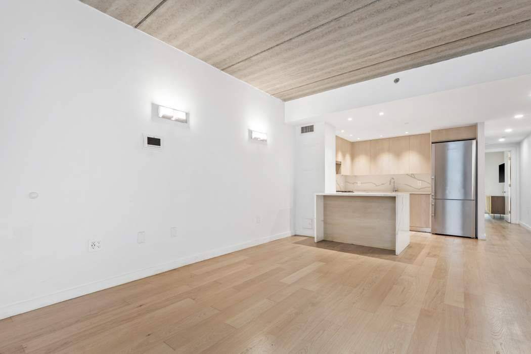 This epic and massive over 1, 031 square foot duplex one bedroom with a large home office and private outdoor space is a dream in the nexus of Williamsburg, Clinton ...
