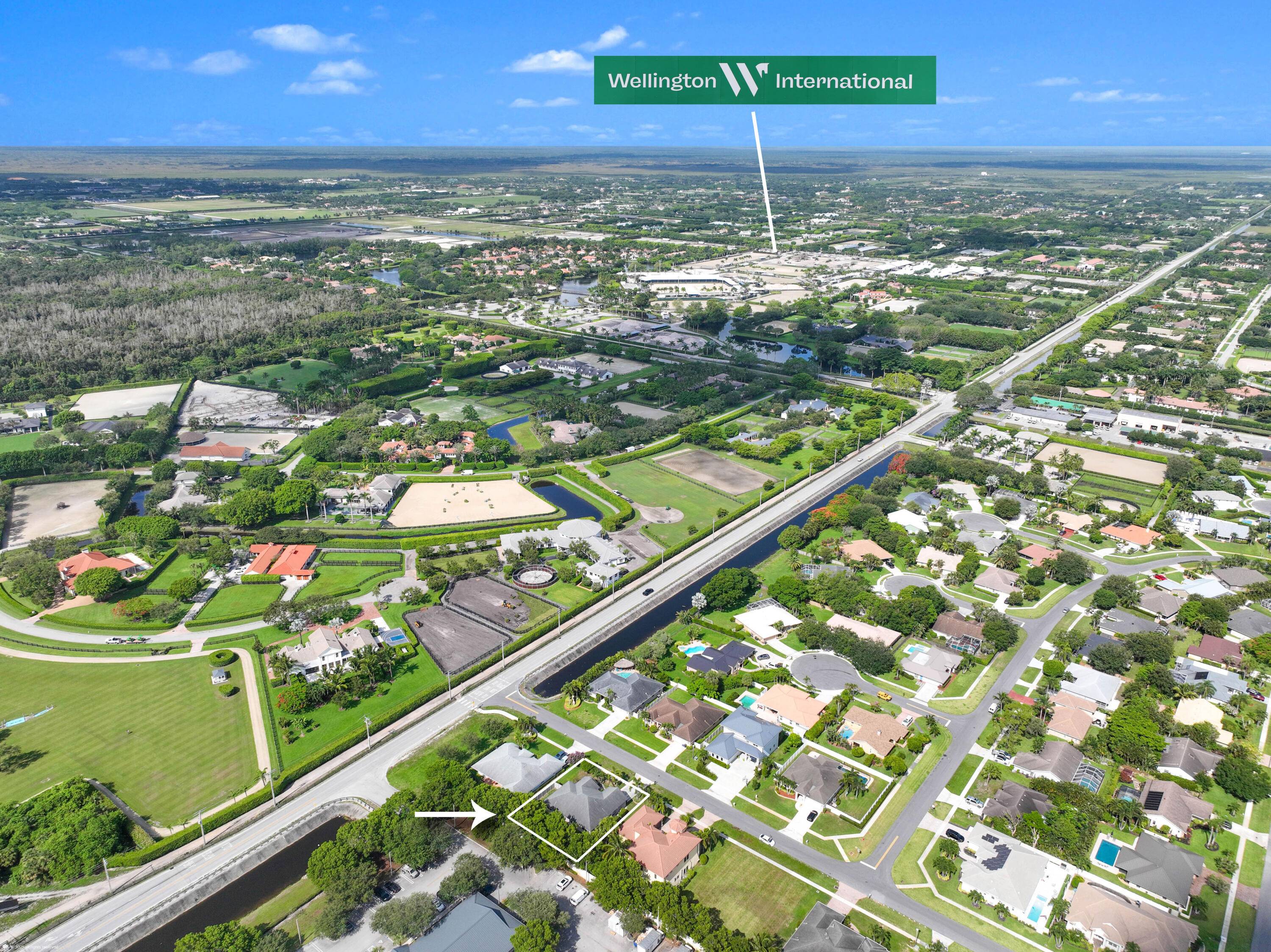 Prime Location across the street from WEF, Mallet Hill and close to the Global Dressage Showgrounds.
