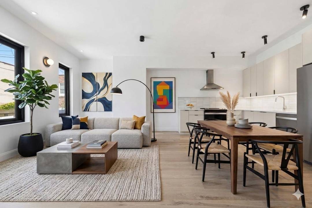 64 08 60th Place presents a rare opportunity to own a fully gut renovated townhouse on a quiet residential block in the heart of Ridgewood.