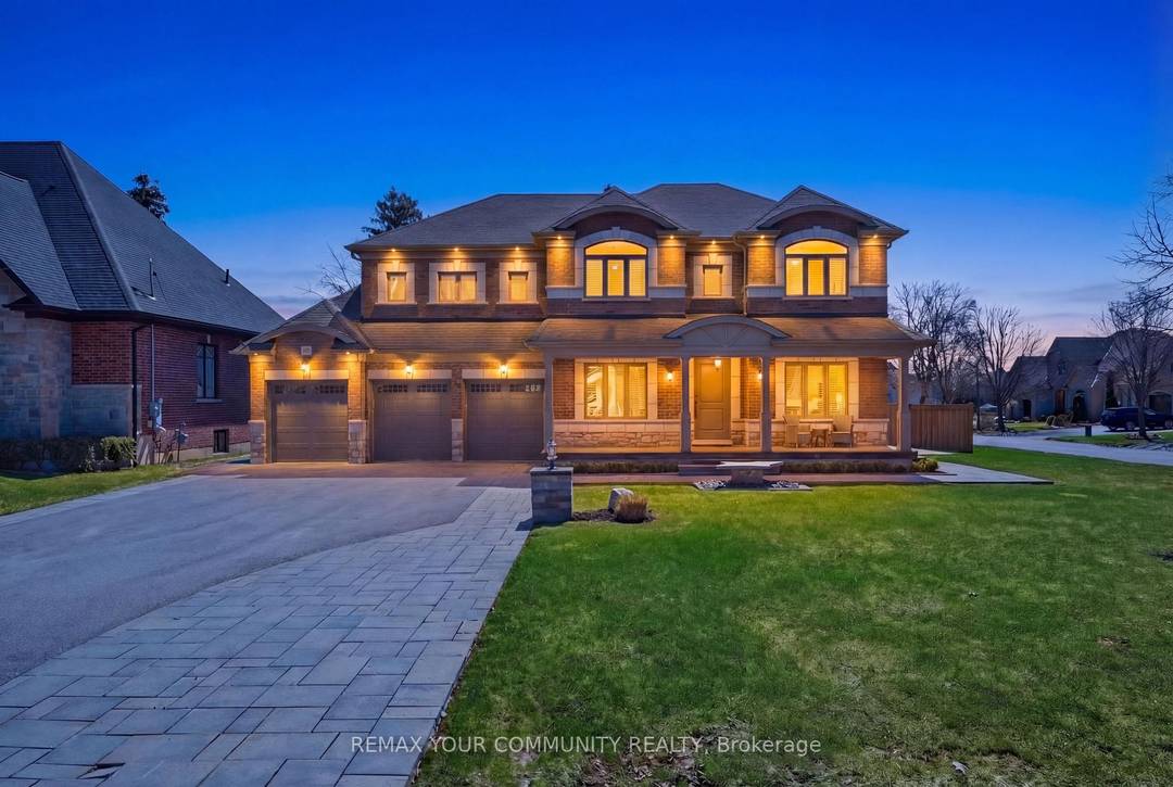Refined Elegance Defined By Curated Craftsmanship Encompassing Over 5000 Square Feet Finished On 95' Footage Corner Lot In Brooklin's Most Desirable Enclave 4 Plus 2 Bed, 5 Bath Fully Custom ...