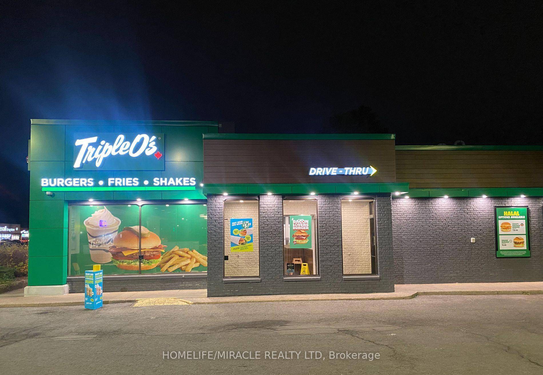 A Rare Opportunity ! ! Ideal For Any Food Related Franchise With Drive though.