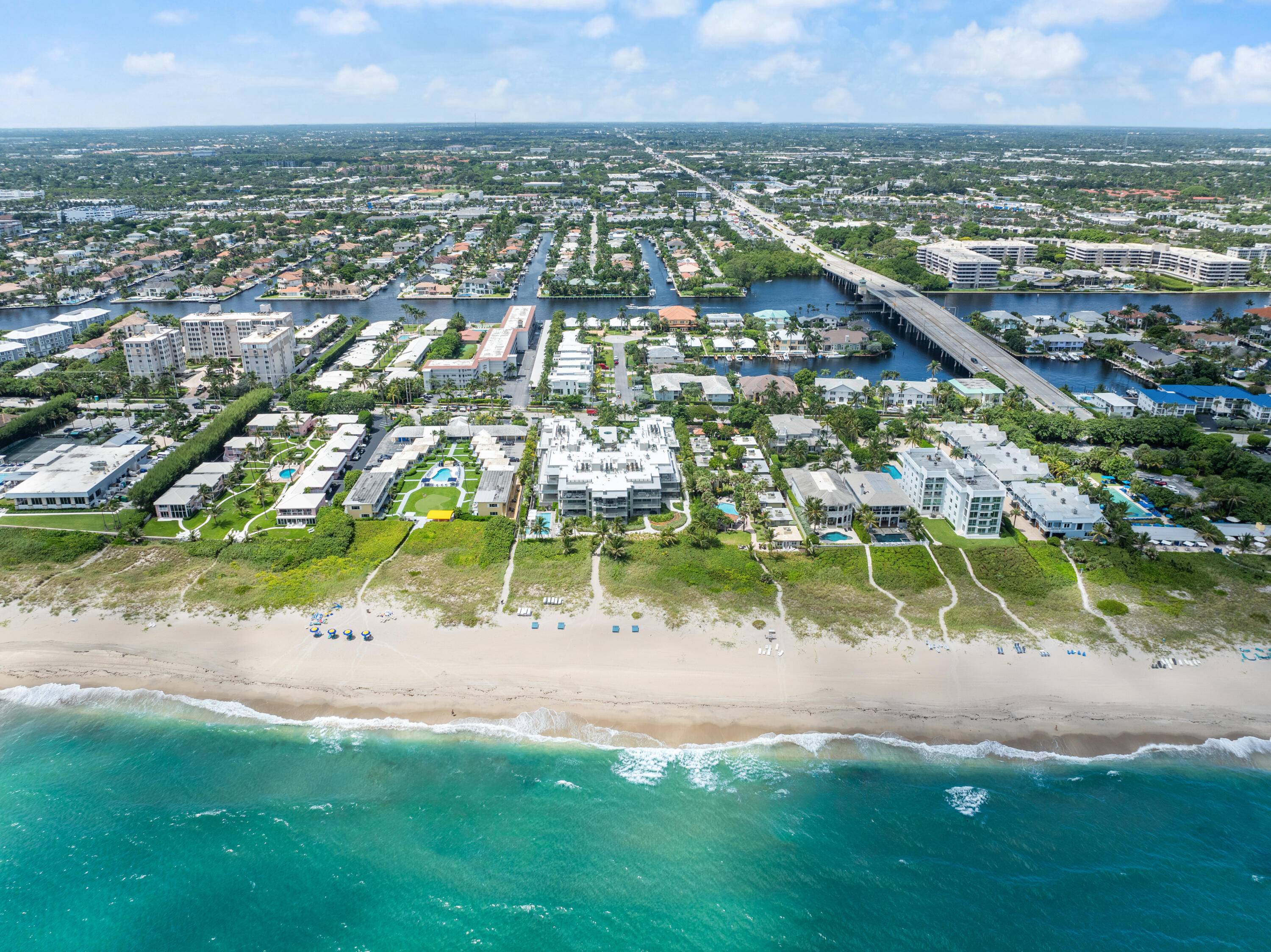 Step into exceptional oceanfront living in one of Delray's most coveted yet private seaside residences !