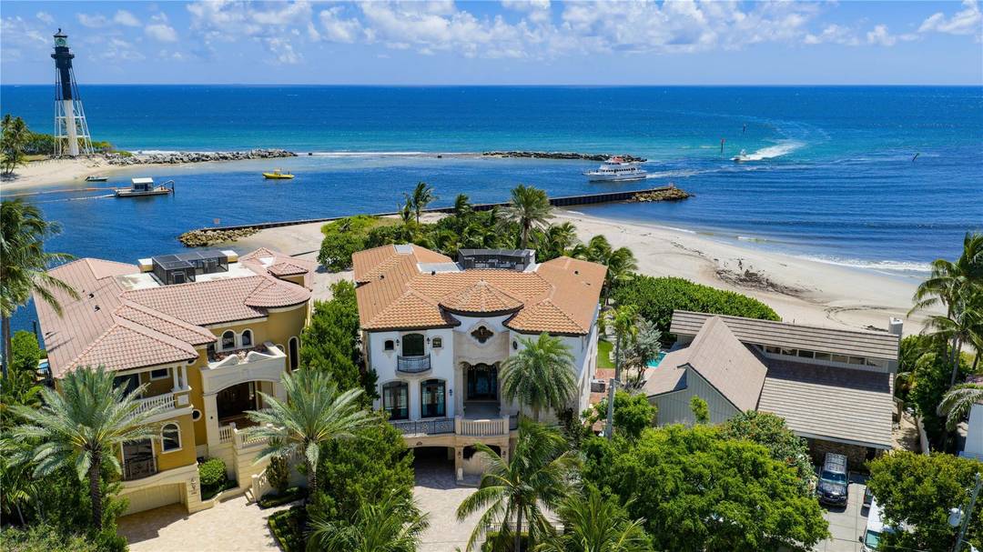 Rare Oceanfront Estate On Hillsboro Point !