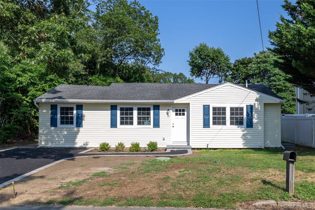 Secluded property on tree lined cul de sac.
