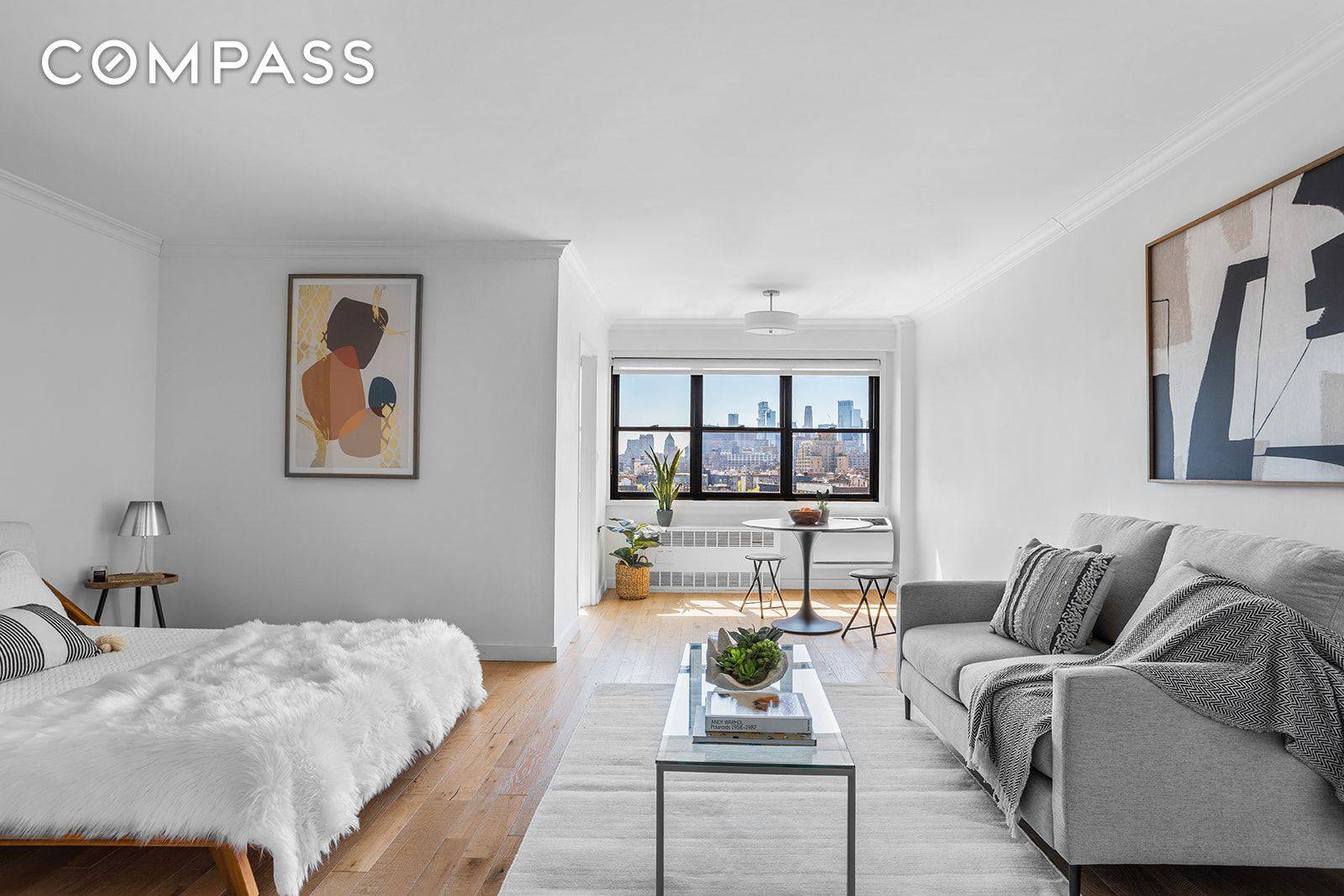 Magnificent renovated south facing alcove studio in the heart of West Village !