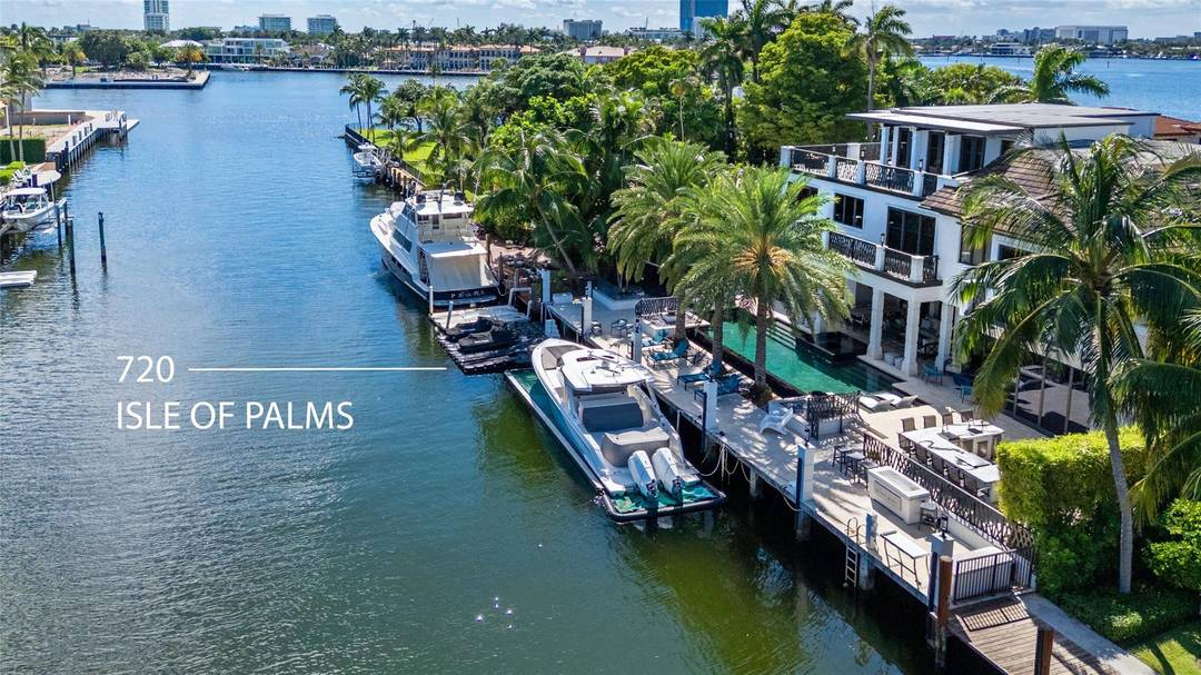 The epitome of luxury, comfort and style, this waterfront estate is ideally located on the cul de sac of the prestigious Isle of Palms, 2 in from the point, 100 ...