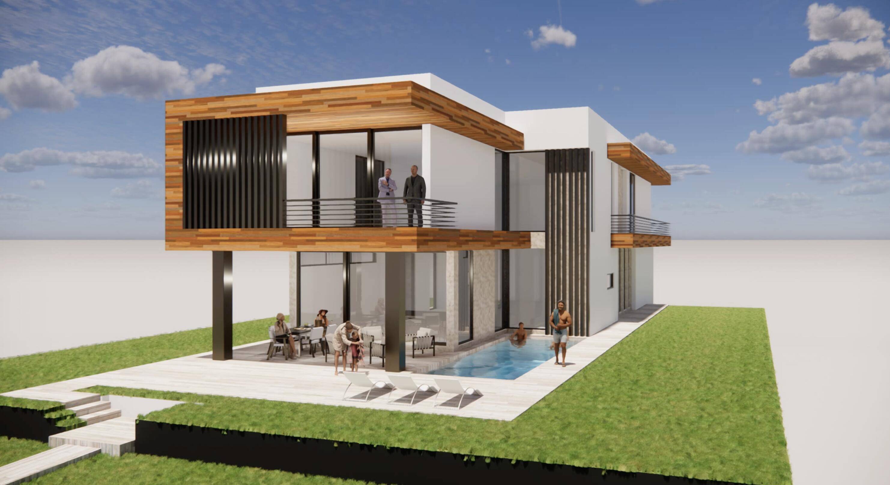 Modern Masterpiece in Palm Trail A Rare Development Opportunity Offering just lot and plans Set in the heart of the highly coveted Palm Trail neighborhood in East Delray Beach, just ...