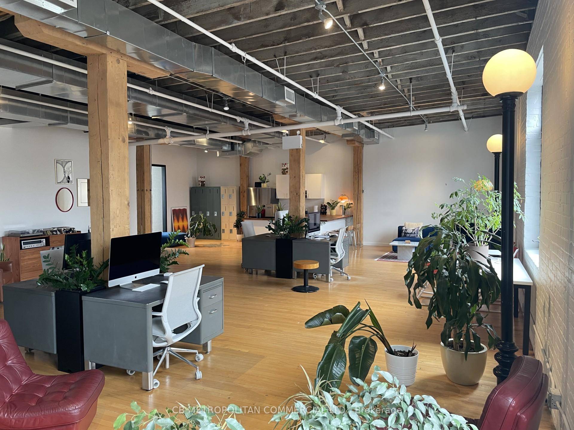 2nd floor, commercial studio office, wood floors, large west windows, kitchenette 1 x parking space at 79 per month CURRENT LEASE TO March 31 2028.