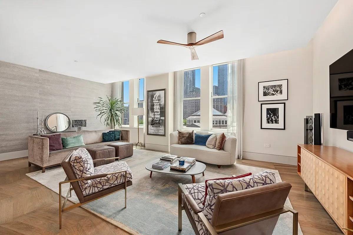 Nestled in a serene corner of this 1912 Beaux Arts landmark building formerly the prestigious Emigrant Industrial Savings Bank, this home offers both seclusion and breathtaking protected views merging historical ...