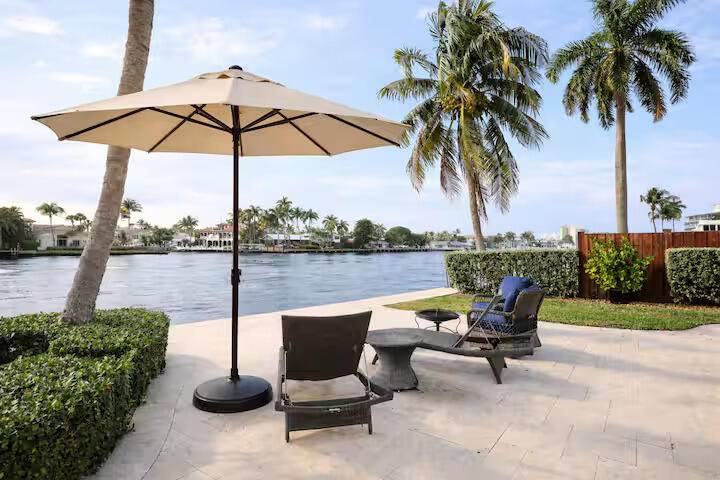 Welcome to 3018 NE 26th Street, a rare 100 foot direct Intracoastal point lot residence offering expansive water views, a private heated pool, and turnkey luxury in the Bayview school ...