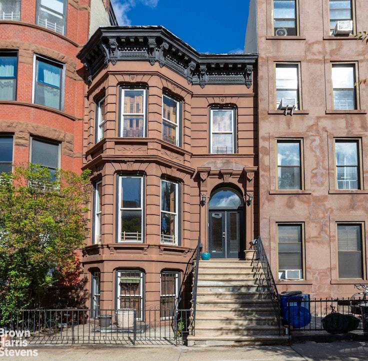 Two family, 3 story cellar brownstone on 20 x 90 foot lot.