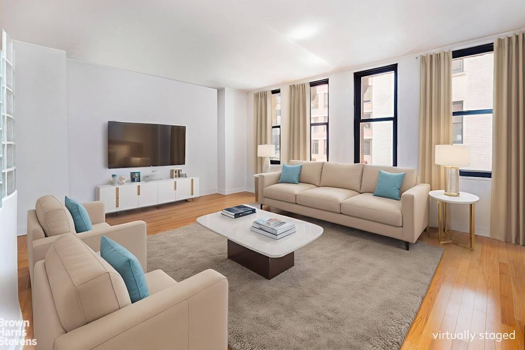 Welcome to Residence 10G at 56 Pine Street an elegant and airy one bedroom home set within the historic Cambridge Club Condominium, a landmarked architectural treasure in the heart of ...