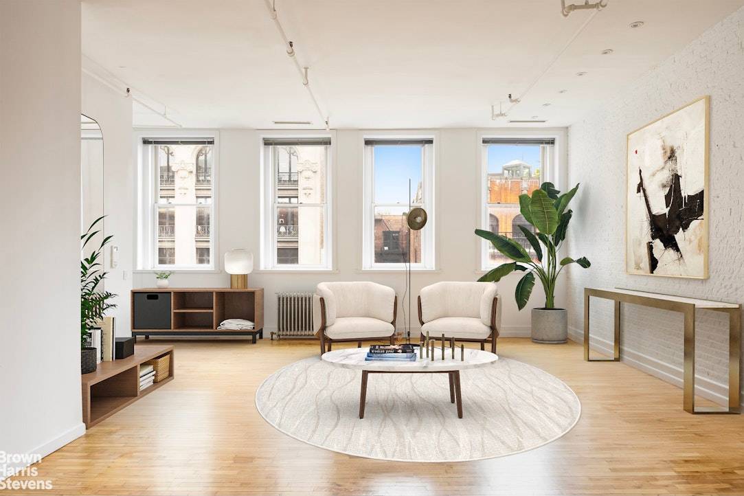 Welcome to true SoHo loft living.