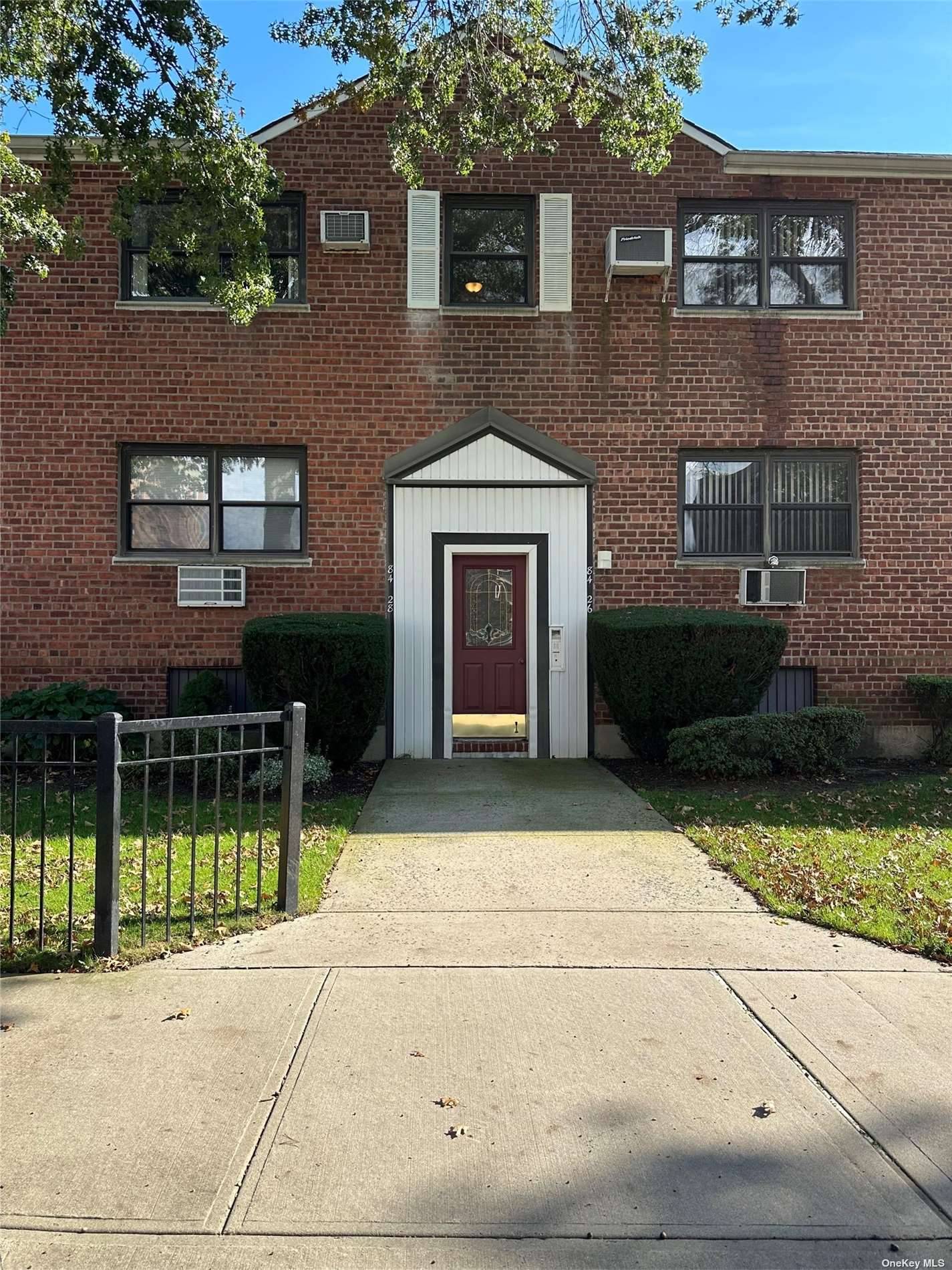 Welcome home to this charming and cozy 1 bedroom co op, corner unit on the 1st floor.