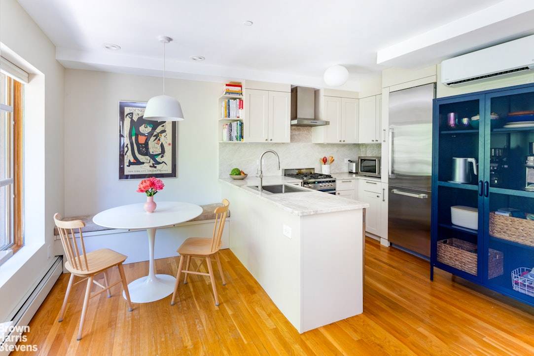 Have it all ! Sun drenched 2BR condo, with two levels of private outdoor space plus your own dedicated parking garage spot.
